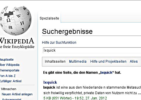 suche auf wikipedia