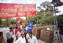 Kundgebung zum 1. Mai, Kandy, Sri Lanka