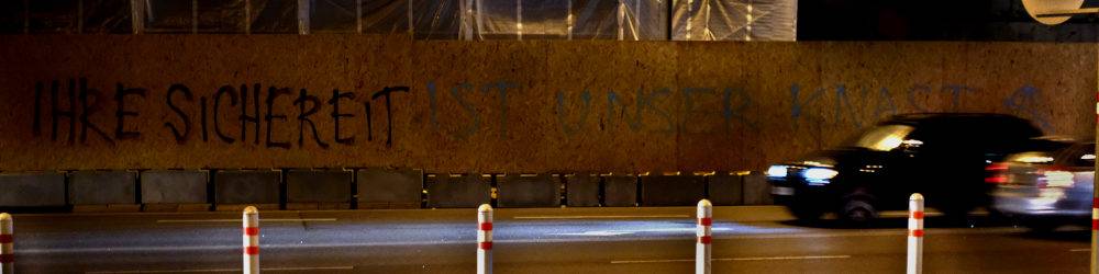 Graffiti: Ihre Sicherheit ist unser Knast